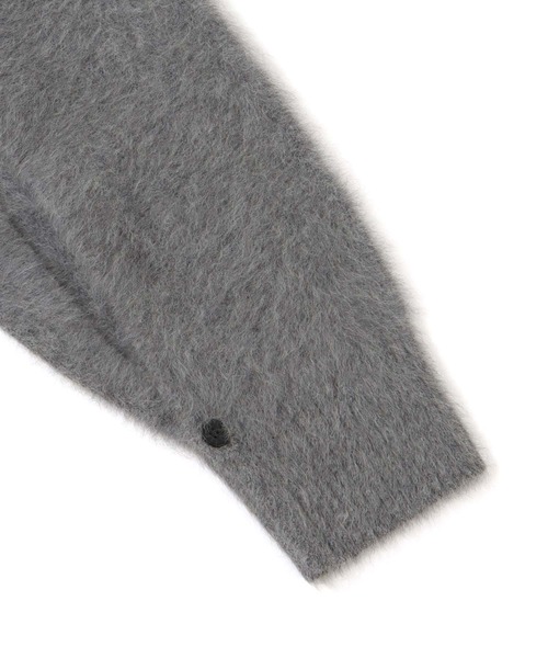 DRESSLAVE（ドレスレイブ）の「fox cashmere slit sleeve cardigan(フォックスカシミヤスリットスリーブカーディガン)（カーディガン/ボレロ・レディース・グレー/カーキ・38）」の19枚目の写真