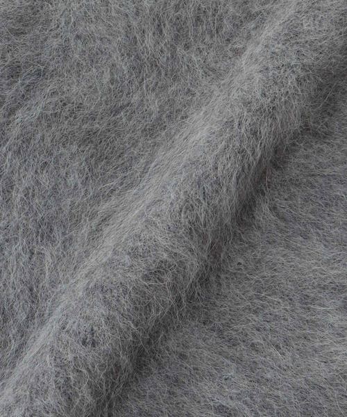 DRESSLAVE（ドレスレイブ）の「fox cashmere slit sleeve cardigan(フォックスカシミヤスリットスリーブカーディガン)（カーディガン/ボレロ・レディース・グレー/カーキ・38）」の5枚目の写真