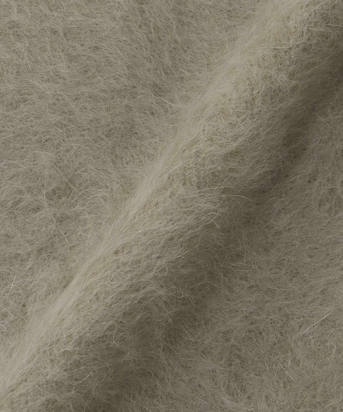 DRESSLAVE（ドレスレイブ）の「fox cashmere slit sleeve cardigan(フォックスカシミヤスリットスリーブカーディガン)（カーディガン/ボレロ・レディース・グレー/カーキ・38）」の6枚目の写真