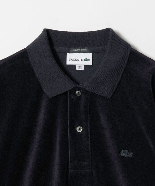 LACOSTE for BEAUTY&YOUTH＞ ベロア ポロシャツ（ポロシャツ