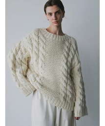 HER. | ハンドケーブルニットプルオーバー(ニット/セーター)