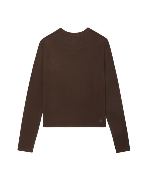 APEE BY A BATHING APE(エイピーバイアベイシングエイプ)の「LONG SLEEVE T-SHIRT(Tシャツ/カットソー・レディース・ネイビー/ブラウン・X-SMALL/SMALL)」の3枚目の写真