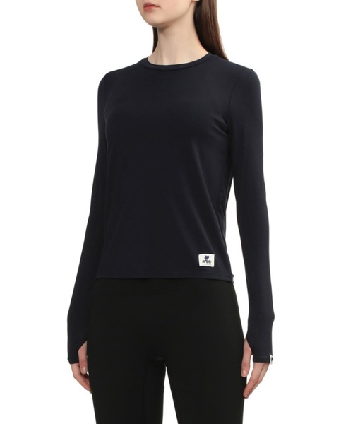 APEE BY A BATHING APE(エイピーバイアベイシングエイプ)の「LONG SLEEVE T-SHIRT(Tシャツ/カットソー・レディース・ネイビー/ブラウン・X-SMALL/SMALL)」の6枚目の写真