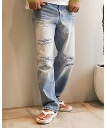 #Re:room | ヴィンテージリペアストレートデニムパンツ(デニムパンツ)