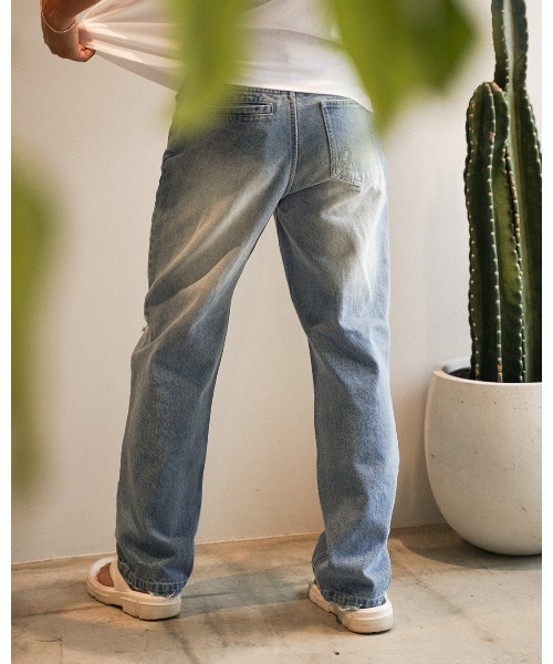 #Re:room（リルーム）の「ヴィンテージリペアストレートデニムパンツ（デニムパンツ・メンズ・ブルー・LARGE/MEDIUM/SMALL）」の18枚目の写真