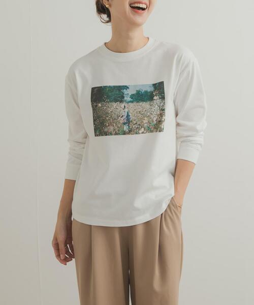 URBAN RESEARCH DOORS(アーバンリサーチドアーズ)の「Grow OrganicフォトプリントロングTシャツ(Tシャツ/カットソー・レディース・オフホワイト/ホワイト系その他・MEDIUM)」の11枚目の写真