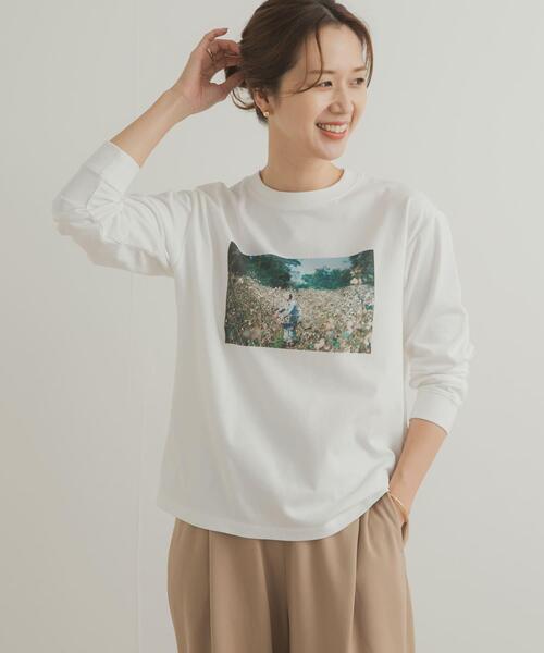 URBAN RESEARCH DOORS(アーバンリサーチドアーズ)の「Grow OrganicフォトプリントロングTシャツ(Tシャツ/カットソー・レディース・オフホワイト/ホワイト系その他・MEDIUM)」の14枚目の写真