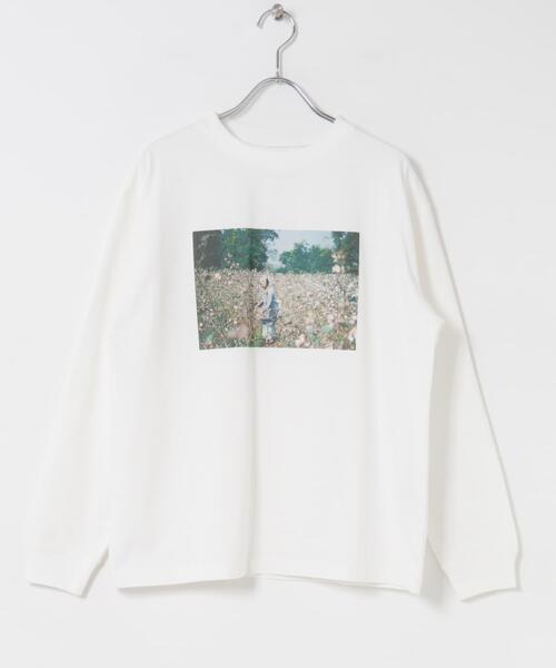 URBAN RESEARCH DOORS(アーバンリサーチドアーズ)の「Grow OrganicフォトプリントロングTシャツ(Tシャツ/カットソー・レディース・オフホワイト/ホワイト系その他・MEDIUM)」の15枚目の写真