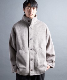 Magine（マージン）の「【SELECT】PF:MILITARY STAND/C SHAGGY JACKET/ミリタリースタンドカラーシャギージャケット（ブルゾン）」