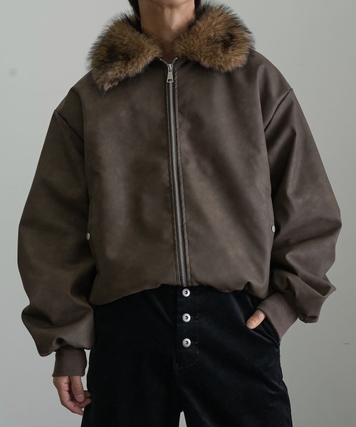 welise/ウェライズ】アーティフィシャルレザー×ボアライニング 2way