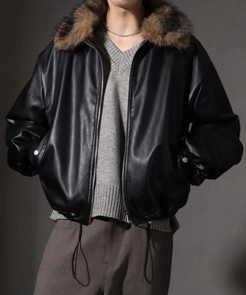 JOURNAL STANDARD ファー付きボアライニングジャケット カーキ　M welise（ウェライズ）の「【welise/ウェライズ】アーティフィシャル