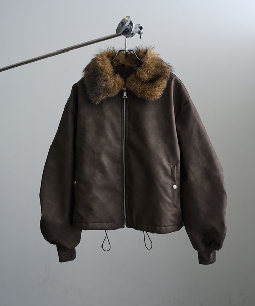 welise/ウェライズ】アーティフィシャルレザー×ボアライニング 2way