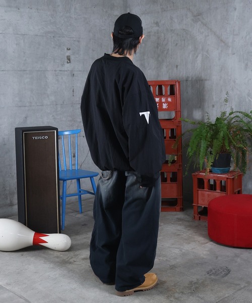 ILL'S（イルズ）の「AW グランジ ペイント フェード加工 デニムパンツ メンズ レディース ユニセックス 【ILL'S】（デニムパンツ・メンズ・ブルー・M/L）」の14枚目の写真