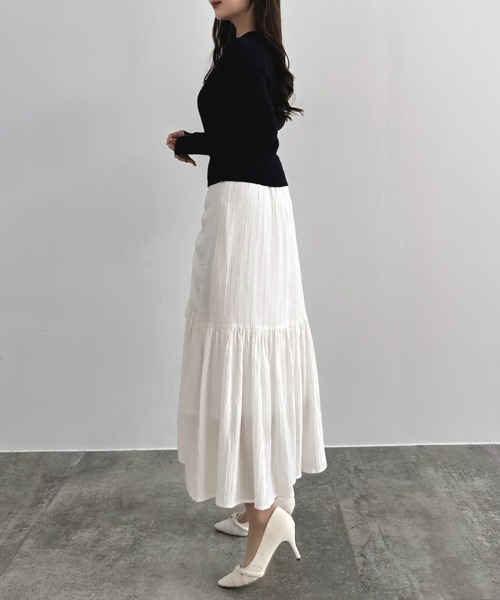 CENEA（セネア）の「ドロストギャザーフレアスカート（スカート）」 - WEAR