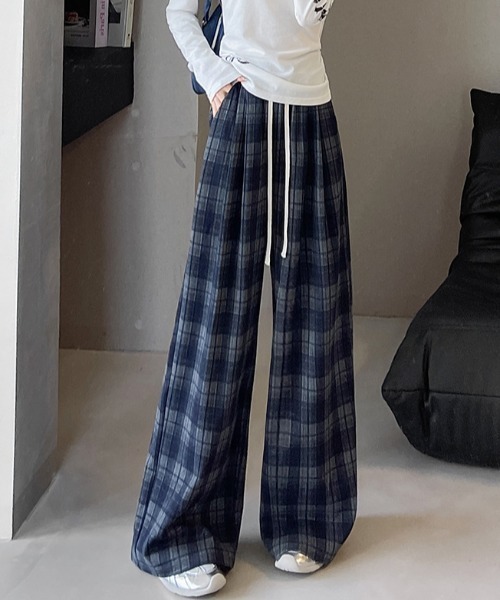 REBALANCE（リバランス）の「レディースチェック柄パンツ（その他パンツ・レディース・B/A/C/D/E/F・MEDIUM/LARGE/X-LARGE）」の4枚目の写真