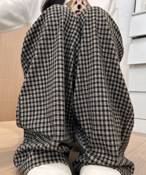 REBALANCE（リバランス）の「レディースチェック柄パンツ（その他パンツ・レディース・B/A/C/D/E/F・MEDIUM/LARGE/X-LARGE）」の19枚目の写真