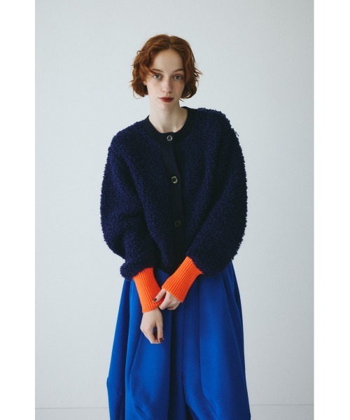 Loop yarn knit cardigan ループヤーンニットカーディガン