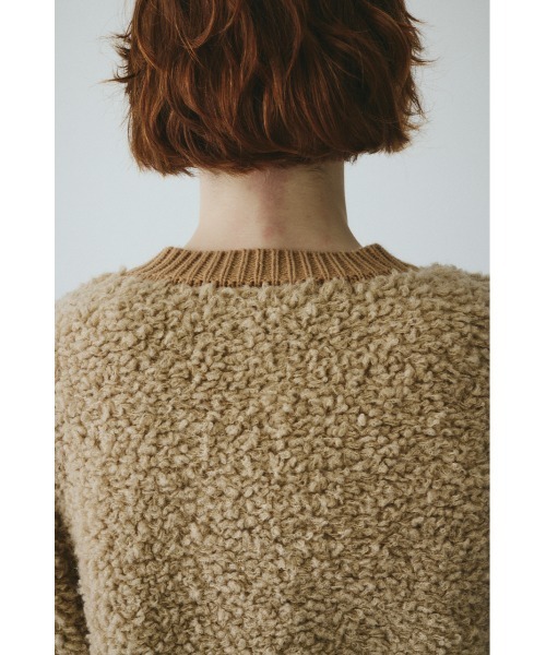 HeRIN.CYE(ヘリンドットサイ)の「Loop yarn knit cardigan ループヤーンニットカーディガン(カーディガン/ボレロ・レディース・グレー/ライトベージュ/ネイビー・FREE)」の10枚目の写真