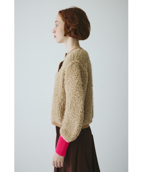 HeRIN.CYE(ヘリンドットサイ)の「Loop yarn knit cardigan ループヤーンニットカーディガン(カーディガン/ボレロ・レディース・グレー/ライトベージュ/ネイビー・FREE)」の13枚目の写真