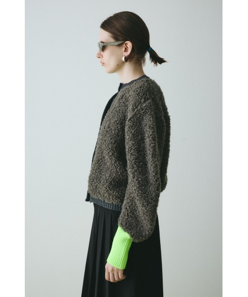 HeRIN.CYE(ヘリンドットサイ)の「Loop yarn knit cardigan ループヤーンニットカーディガン(カーディガン/ボレロ・レディース・グレー/ライトベージュ/ネイビー・FREE)」の19枚目の写真