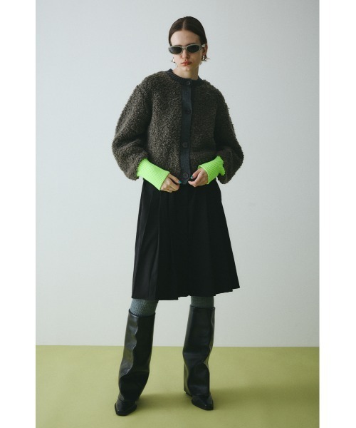 HeRIN.CYE(ヘリンドットサイ)の「Loop yarn knit cardigan ループヤーンニットカーディガン(カーディガン/ボレロ・レディース・グレー/ライトベージュ/ネイビー・FREE)」の20枚目の写真