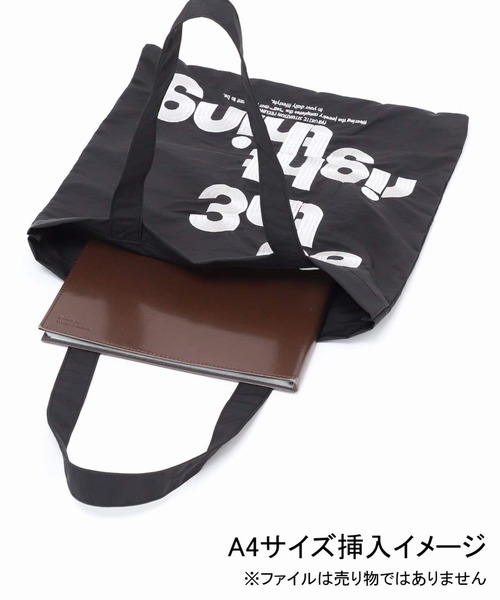 LE TALON（ルタロン）の「《追加》LETALON メッセージトート（トートバッグ・レディース・アイボリー/ブラウン/ベージュ・FREE）」の9枚目の写真