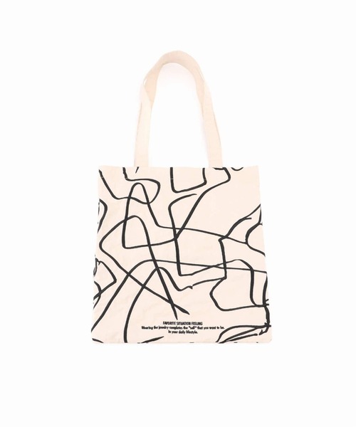 LE TALON（ルタロン）の「《追加》LETALON メッセージトート（トートバッグ・レディース・アイボリー/ブラウン/ベージュ・FREE）」の13枚目の写真