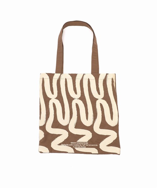 LE TALON（ルタロン）の「《追加》LETALON メッセージトート（トートバッグ・レディース・アイボリー/ブラウン/ベージュ・FREE）」の14枚目の写真