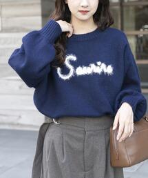 ITEMS URBANRESEARCH | クルーネックロゴニットプルオーバー(ニット/セーター)