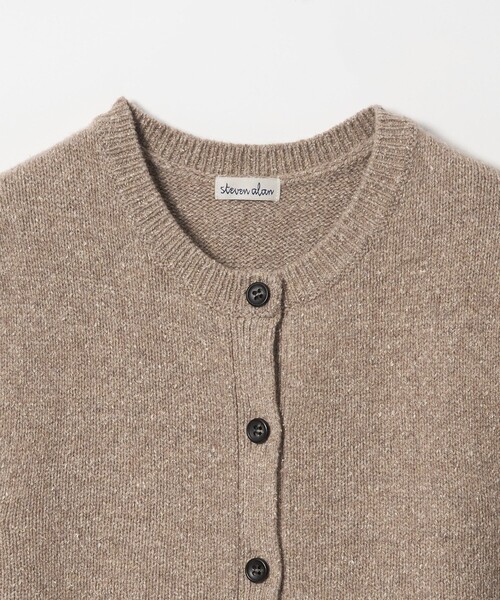 Steven Alan（スティーブンアラン）の「＜Steven Alan＞ウール シルク クルーネック ベスト（ベスト・レディース・ベージュ/ライトブルー・FREE）」の5枚目の写真