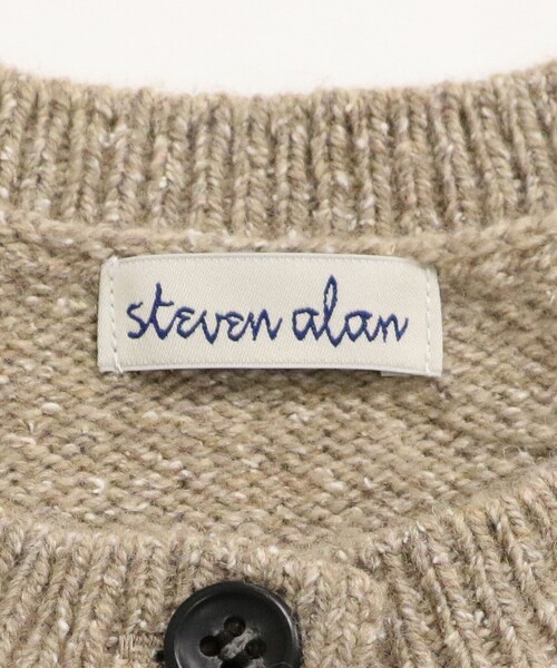 Steven Alan（スティーブンアラン）の「＜Steven Alan＞ウール シルク クルーネック ベスト（ベスト・レディース・ベージュ/ライトブルー・FREE）」の12枚目の写真