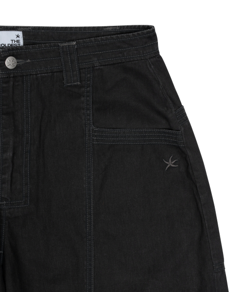 THECOLDESTMOMENT（ザコールデストモーメント）の「TCM stitch cargo pants (black)（その他パンツ・レディース・その他・SMALL/MEDIUM/LARGE）」の5枚目の写真