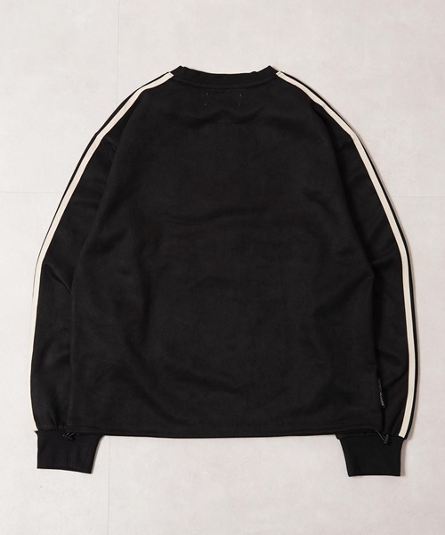 #MEMORY（メモリー）の「【MEMORY】フェイクスエード ゲームシャツ / Faux Suede Game Shirt（スウェット・メンズ・チャコールグレー/ブラック・M/L）」の5枚目の写真