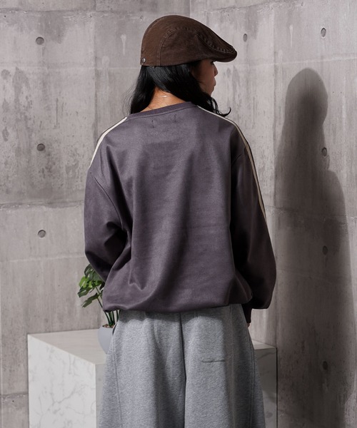 #MEMORY（メモリー）の「【MEMORY】フェイクスエード ゲームシャツ / Faux Suede Game Shirt（スウェット・メンズ・チャコールグレー/ブラック・M/L）」の20枚目の写真