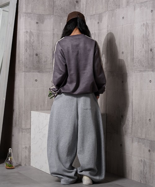 #MEMORY（メモリー）の「【MEMORY】フェイクスエード ゲームシャツ / Faux Suede Game Shirt（スウェット・メンズ・チャコールグレー/ブラック・M/L）」の19枚目の写真