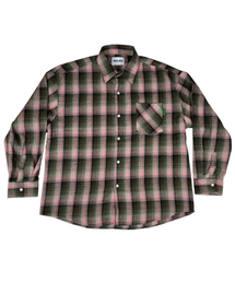 Vintage Tartan Check Shirt ((Pink))