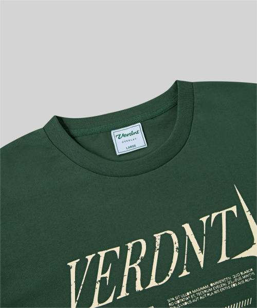 Verdnt（バーダント）の「バーデントフラッシュロゴ半袖Tシャツ[ディープグリーン]（Tシャツ/カットソー・レディース・ダークグリーン・SMALL/MEDIUM/LARGE）」の7枚目の写真