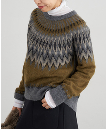 ROBERTO COLLINA/ロベルトコリーナ GIROCOLLO CROPPED ニット 253F23001