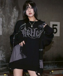 REFLEM（レフレム）の「REFLEM×DEATH NOTE ダメージニットソー(弥 海砂