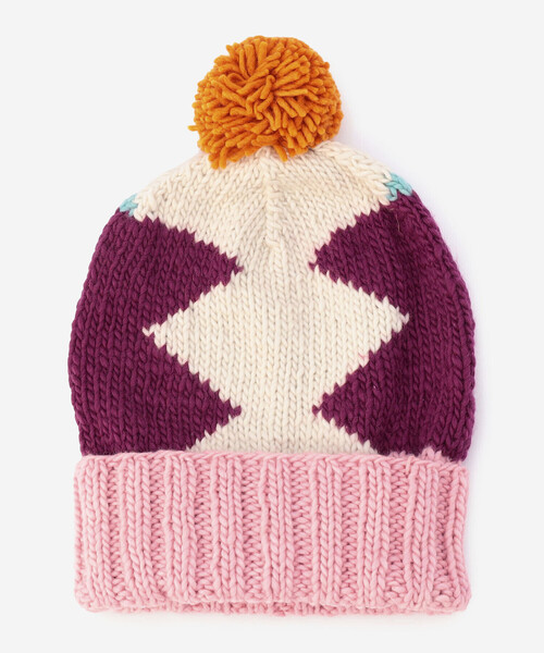 CHAMULA | ニットキャップ PINK