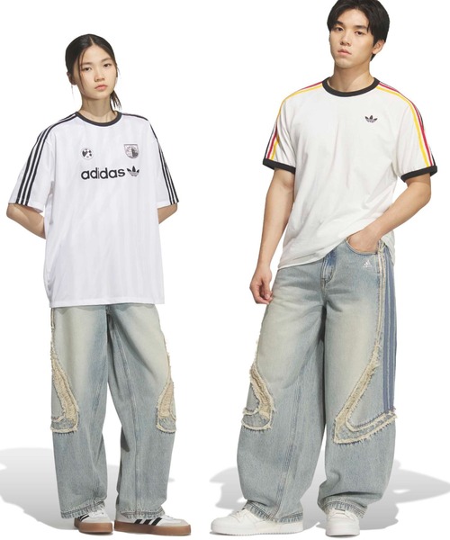 adidas(アディダス)の「adidas TG WIDE DENIM PANTS / アディダス チームガイスト ワイド D パンツ(デニムパンツ・メンズ・インディゴブルー・24inch/25inch/26inch/30inch/32inch/34inch/36inch)」の11枚目の写真