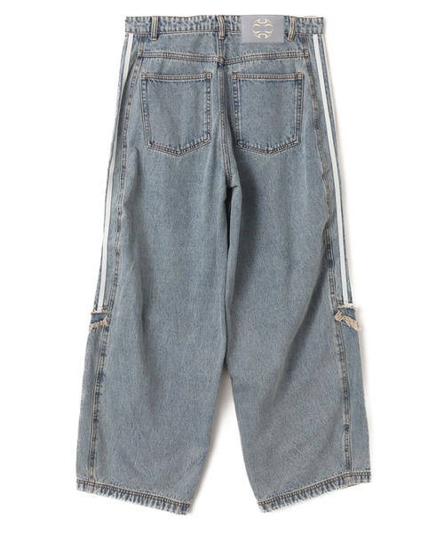 adidas(アディダス)の「adidas TG WIDE DENIM PANTS / アディダス チームガイスト ワイド D パンツ(デニムパンツ・メンズ・インディゴブルー・24inch/25inch/26inch/30inch/32inch/34inch/36inch)」の7枚目の写真
