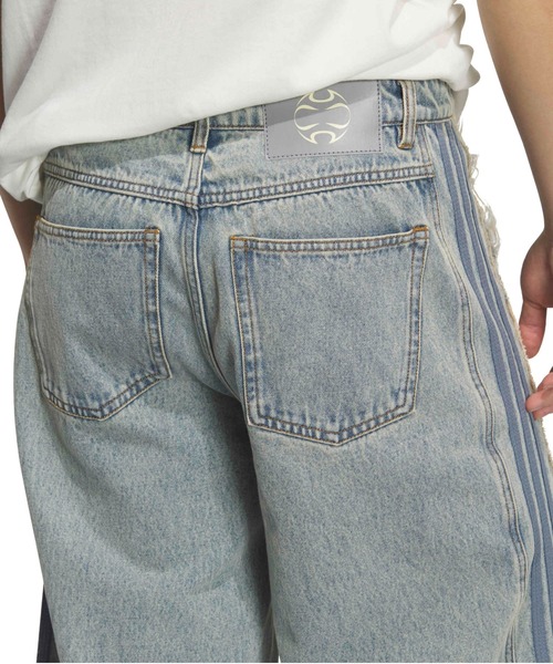 adidas(アディダス)の「adidas TG WIDE DENIM PANTS / アディダス チームガイスト ワイド D パンツ(デニムパンツ・メンズ・インディゴブルー・24inch/25inch/26inch/30inch/32inch/34inch/36inch)」の8枚目の写真