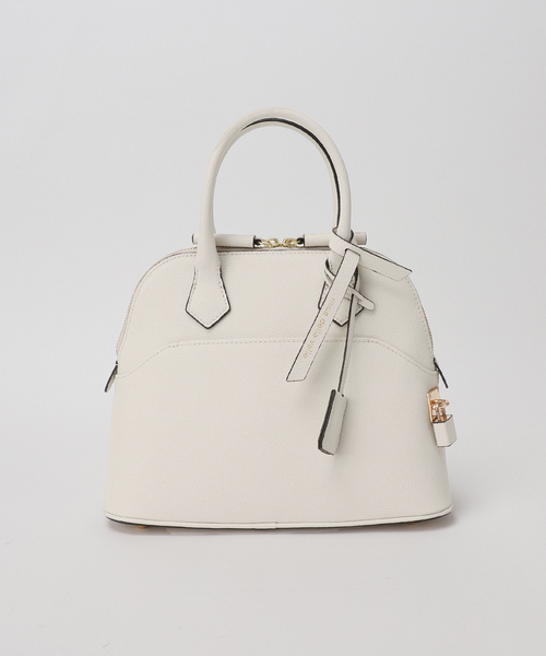 Spick & Span(スピックアンドスパン)の「《WEB限定/新色あり/追加5》mica della valle / ミカデラヴァッレ Katia(ボストンバッグ・レディース・ホワイト系その他/グレー・FREE)」の9枚目の写真