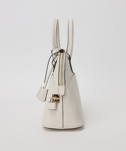 Spick & Span(スピックアンドスパン)の「《WEB限定/新色あり/追加5》mica della valle / ミカデラヴァッレ Katia(ボストンバッグ・レディース・ホワイト系その他/グレー・FREE)」の10枚目の写真