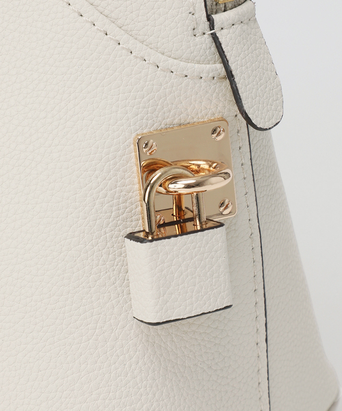 Spick & Span(スピックアンドスパン)の「《WEB限定/新色あり/追加5》mica della valle / ミカデラヴァッレ Katia(ボストンバッグ・レディース・ホワイト系その他/グレー・FREE)」の15枚目の写真