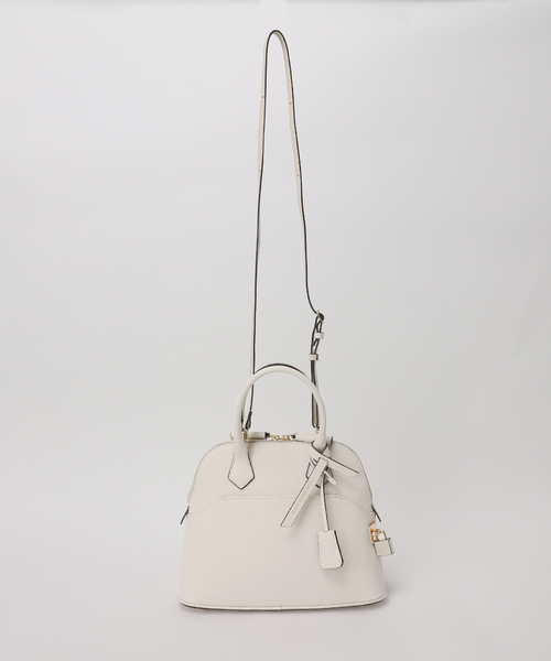 Spick & Span(スピックアンドスパン)の「《WEB限定/新色あり/追加5》mica della valle / ミカデラヴァッレ Katia(ボストンバッグ・レディース・ホワイト系その他/グレー・FREE)」の19枚目の写真