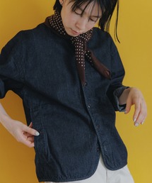 D.M.G. | [D.M.G / ディーエムジー] 10ozジェルドデニム シープショートジャケット(デニムジャケット)