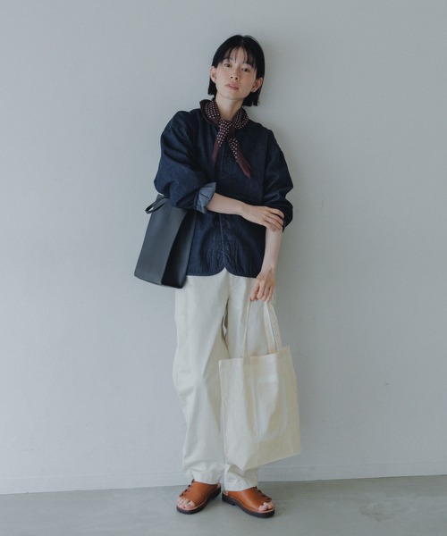 D.M.G.（ドミンゴ）の「[D.M.G / ディーエムジー] 10ozジェルドデニム シープショートジャケット（デニムジャケット・レディース・ワンウォッシュ・2/3）」の20枚目の写真