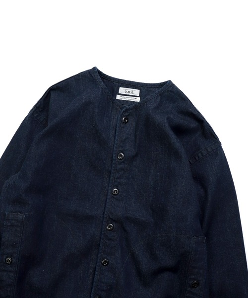 D.M.G.（ドミンゴ）の「[D.M.G / ディーエムジー] 10ozジェルドデニム シープショートジャケット（デニムジャケット・レディース・ワンウォッシュ・2/3）」の13枚目の写真